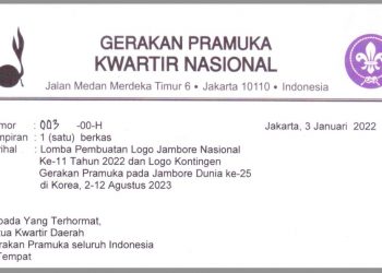 Surat Edaran Lomba Pembuatan Logo Jamnas 2022 dan Logo Kontingen Jamdun 2023