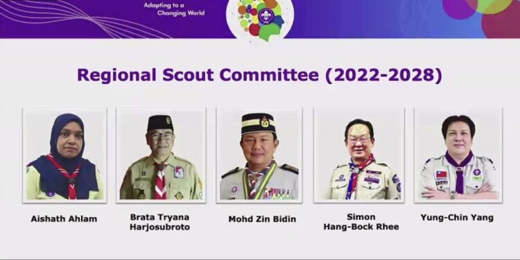 Kak Brata Hardjosubroto Terpilih Sebagai Anggota Komite Pramuka Asia-Pasifik