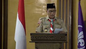 SAMBUTAN KETUA KWARTIR NASIONAL GERAKAN PRAMUKA PADA PERINGATAN HARI PRAMUKA KE 56 TAHUN 201